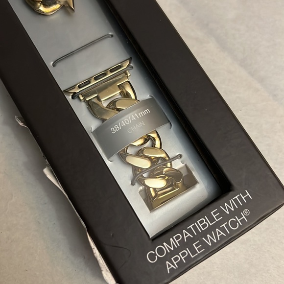 Vince Camuto Goldtone Curb-Chain Bracelet For Apple Watch® - Picture 6 of 7